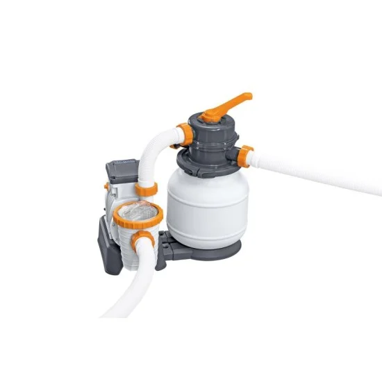 Bestway sand filter pump for pools with a flow rate of 5678 liters per hour (1500 gallons per hour) &ndash; 220-240 volts